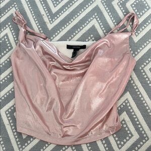Forever 21 Pink Asymmetrical Camisole Top